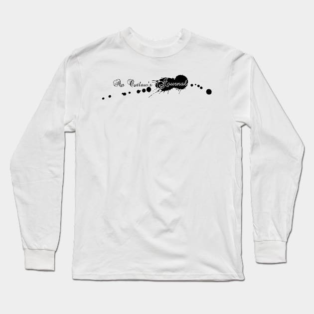 An Outlaw's Journal (logo) Long Sleeve T-Shirt by Outlaw_Joe_Byrne